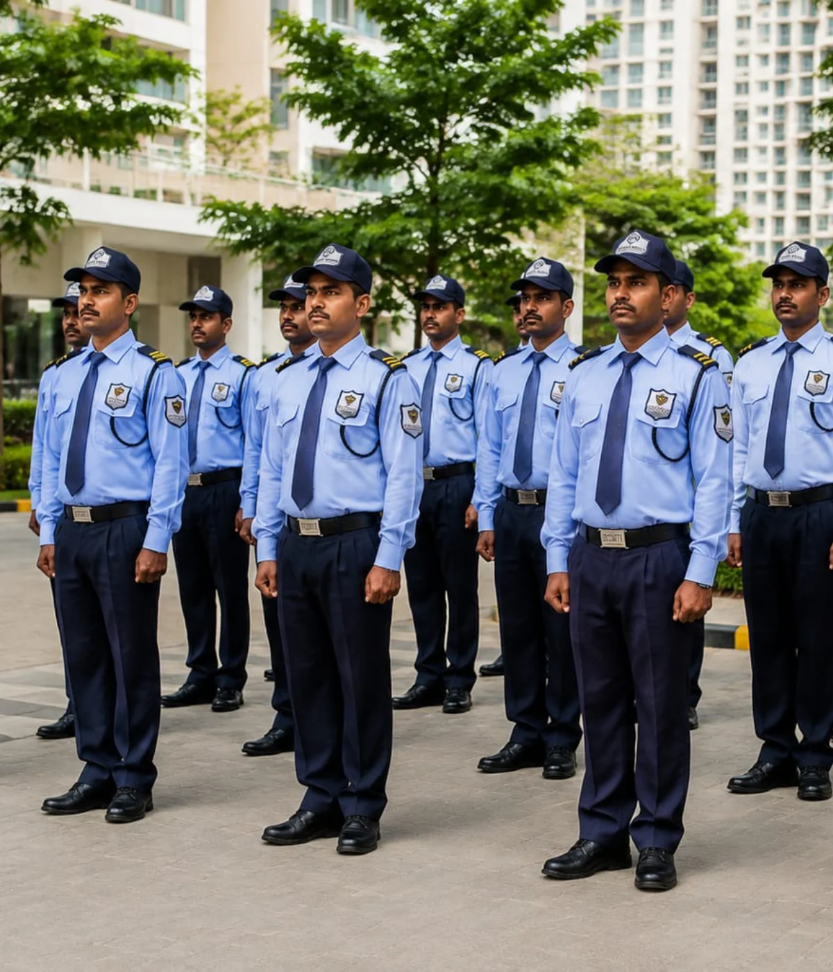 Prime Aegis security professional in a modern corporate facility